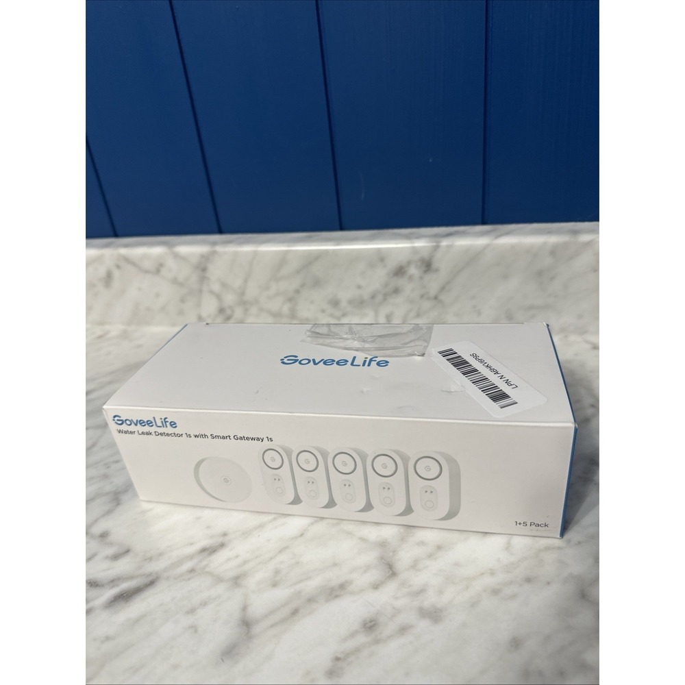 GoveeLife Upgraded Smart Water Leak Detector 1s with 1804ft Ultra-Long Range ...